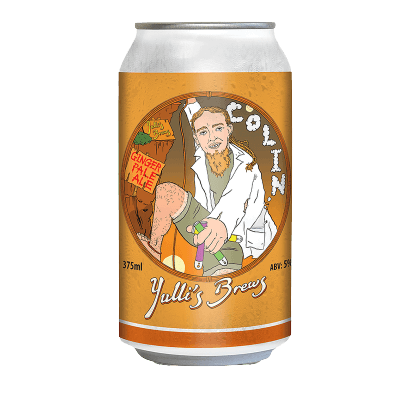Yulli's Colin Ginger Pale Ale 375ml Can Craft Beer Yulli's Brews