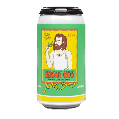 Yulli's Uncle Gus Finger Lime Pilsner Craft Beer Yulli's Brews