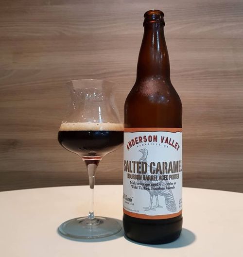 Anderson Valley Salted Caramel Bourbon Barrel Aged Porter⠀