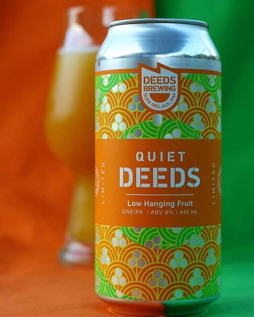 Quiet Deeds Low Hanging Fruit Double NEIPA
