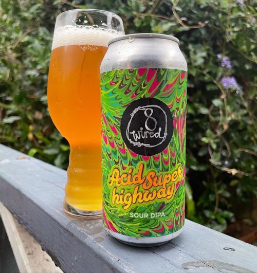 8 Wired Acid Super Highway Sour Double IPA 440ml Can