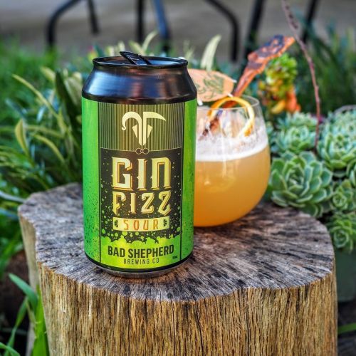 Bad Shepherd Gin Fizz Sour Ale 355ml Can