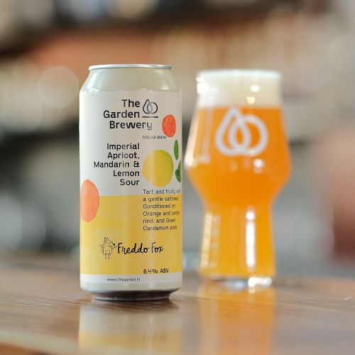 The Garden Freddo Fox Collab Sour Apricot, Lemon & Mandarin Sour Ale 440ml Can