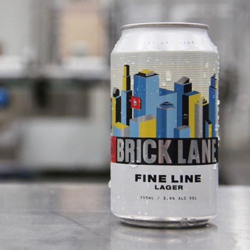 Brick Lane Fine Line Lager⠀
