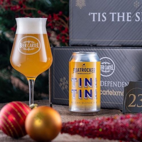 Beer Advent Calendar Day 23: Boatrocker Tin! Tin! Belgium Blonde⠀