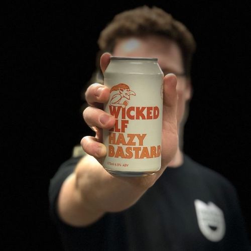 Wicked Elf Hazy Bastard NEIPA⠀