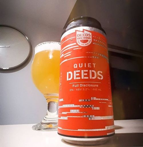 Quiet Deeds Full Disclosure IPA⠀
