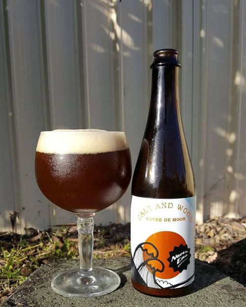 North End Salt And Wood Cuvee De Moor Barrel Aged Moroccan Quadruple⠀