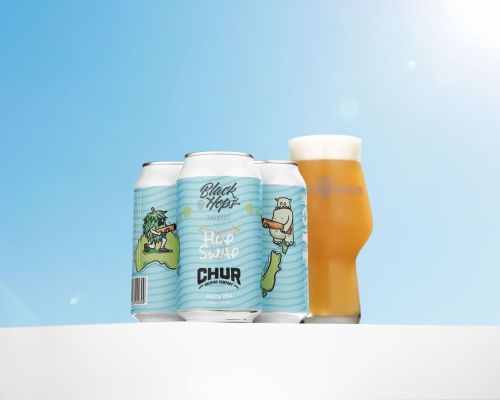 Black Hops/Chur Hop Swap Hazy IPA 375ml Can