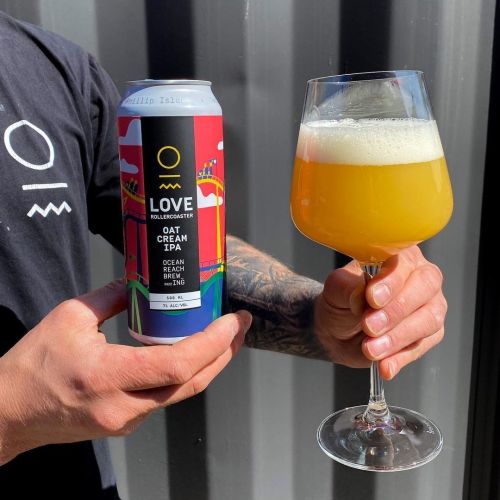 Ocean Reach Love Rollercoaster Oat Cream IPA 500ml Can