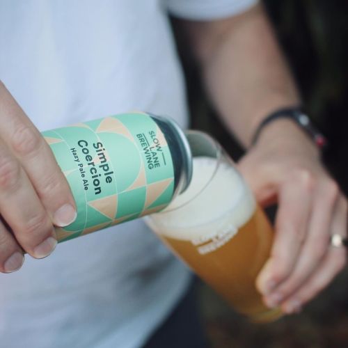 Slow Lane Simple Coercion Hazy Pale Ale 375ml Can