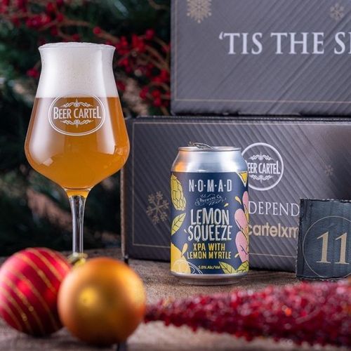 Beer Cartel Advent Calendar Day 11: Nomad Lemon Squeeze XPA⠀