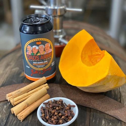 Yulli’s Brews Dad’s Army: Van’s Spiced Pumpkin Ale⠀