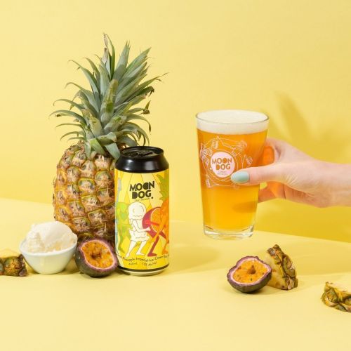 Moon Dog Conga Lines Passion Fruit Pineapple Imperial Ice Cream Sour Ale 440ml Can
