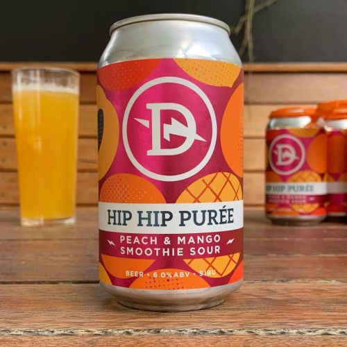 Dainton Hip Hip Puree Peach and Mango Smoothie Sour Ale 355ml Can
