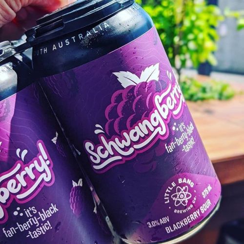 Little Bang Schwangberry Blackberry Sour Ale⠀ ⠀