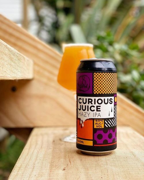 8 Wired Curious Juice Hazy IPA⠀