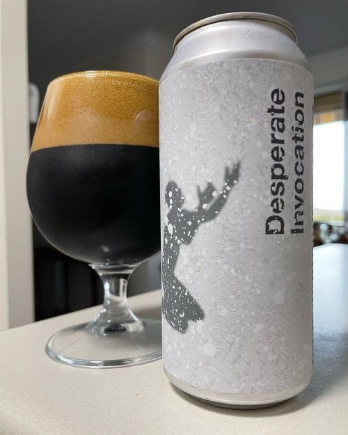 Deeds Desperate Invocation Coconut & Vanilla Bourbon Barrel Aged Imperial Stout 440ml Can