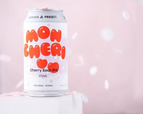 Akasha Mon Cheri Cherry Sour IPA 375ml Can