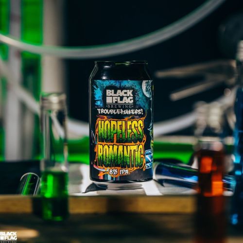 Black Flag Troublemakers Hopeless Romantic IPA 375ml Can
