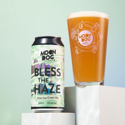 Moon Dog Bless This Haze DDH Oat Cream IPA 440ml Can