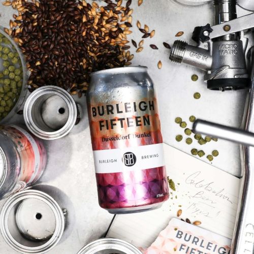 Burleigh Fifteen Dusseldorf Smoked Dunkel 375ml Can
