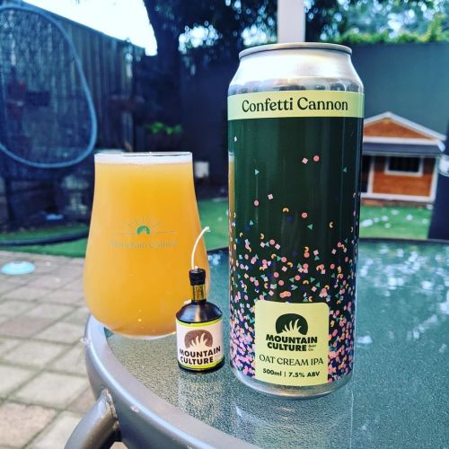 Mountain Culture Confetti Cannon Oat Cream IPA 500ml Can