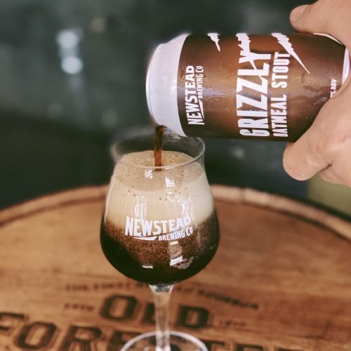 Newstead Grizzly Oatmeal Stout 375ml Can