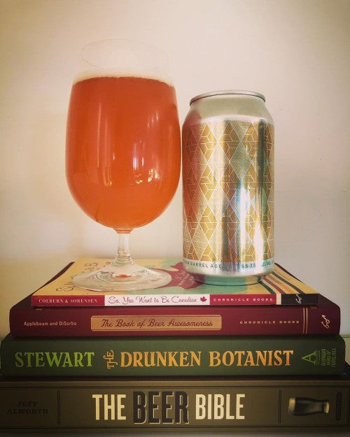 Green Beacon Fathom Silfra Sour Golden Ale in Shiraz Barrels