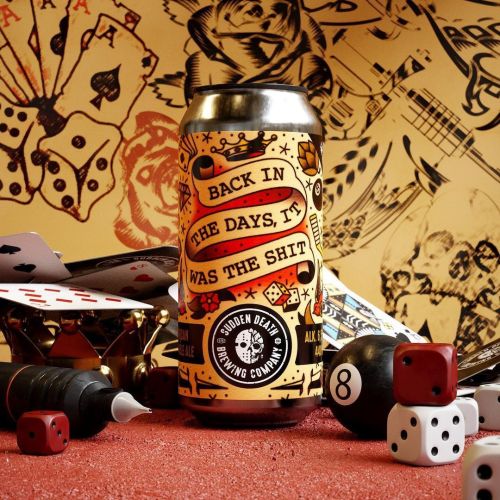 Sudden Death Brewing Back In The Days, It Was The Shit American India Pale Ale 440ml Can