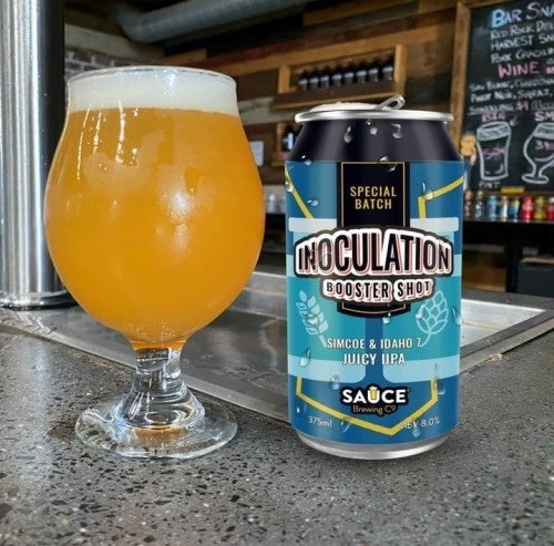 Sauce Inoculation Booster Shot Juicy IIPA 375ml Can