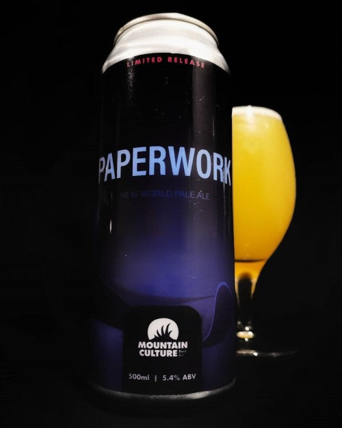 Mountain Culture Paperwork Hazy Pale Ale