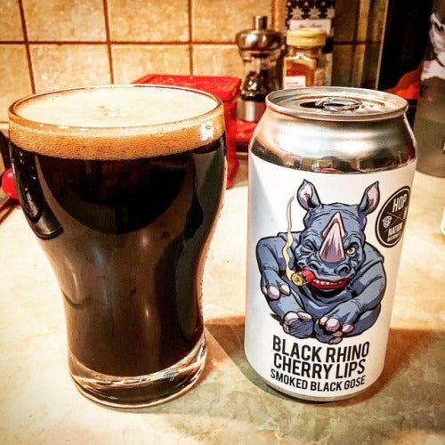 Hop Nation Black Rhino Cherry Lips Smoked Black Gose