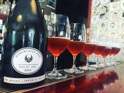 When the bar tender at the @royalalberthotel pulls out his 2015 @hargreaveshill Phoenix Imperial Red Ale that he’s been cellaring to celebrate your child’s birth.