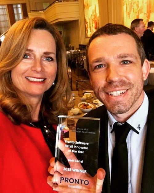 Excited and humbled to take out Retail Innovator of The Year at the Australian Retail Awards!