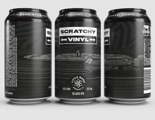 Little Bang Scratchy Vinyl Black IPA⠀