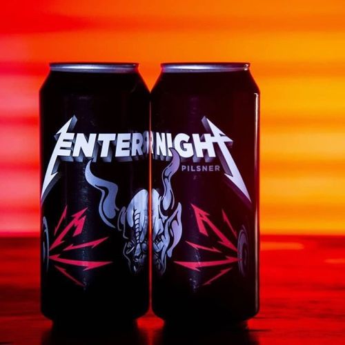 PRE ORDER NOW AVAILABLE: Enter Night Pilsner. Collab between Metallica x Arrogant Bastard aka Stone.