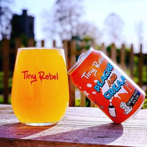 Tiny Rebel Peaches & Cream IPA⠀