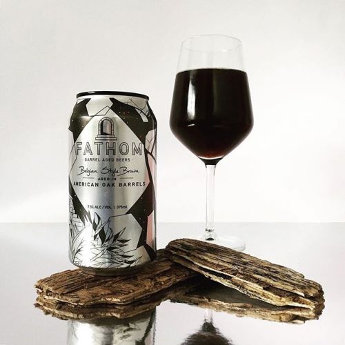 Green Beacon Fathom Belgian Style Brown Aged in American Oak Barrels⠀
