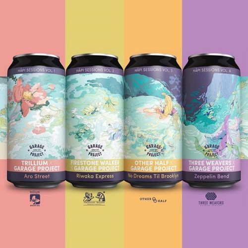 Eh Me Ged - these are ah ah ah mazing beers done by @GarageProject & some of the world’s best breweries for their Hapi Festival.