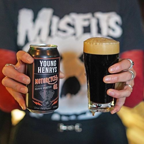 Young Henry’s Motorcycle Oil Porter 375ml Can⠀