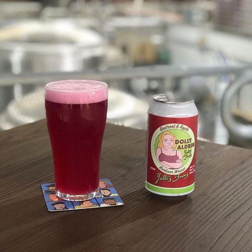 Yulli’s Brews Dolly Aldrin Beetroot And Apple Berliner Weisse
