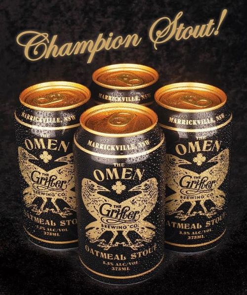 Grifter The Omen Oatmeal Stout⠀