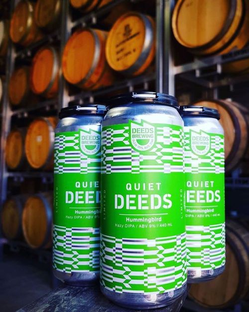 Quiet Deeds Hummingbird Hazy DIPA⠀