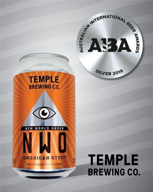 Temple New World Order Stout⠀