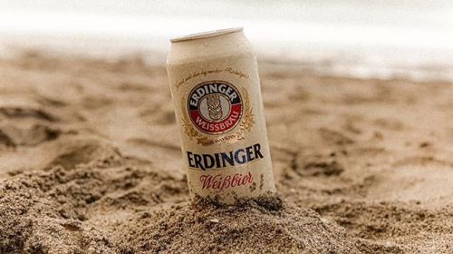 Erdinger Weissbier Hefeweizen 500ml Can⠀