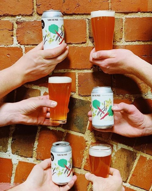 Hop Nation Site Turn the Page Rhubarb and Vanilla Sour⠀