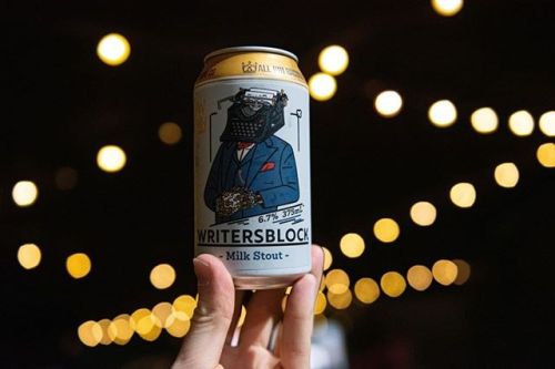 All Inn Writers Block Milk Stout⠀