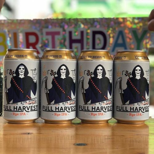 All Inn Full Harvest Rye IPA⠀