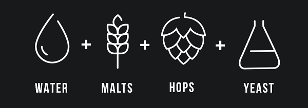 The 4 Magic Ingredients of Beer: Water, Malts, Hops & Yeast